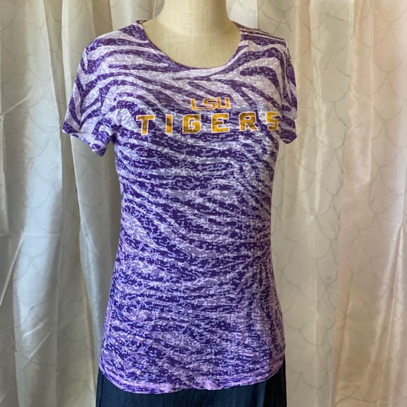 Kavio Tops - LSU Burnout Tee